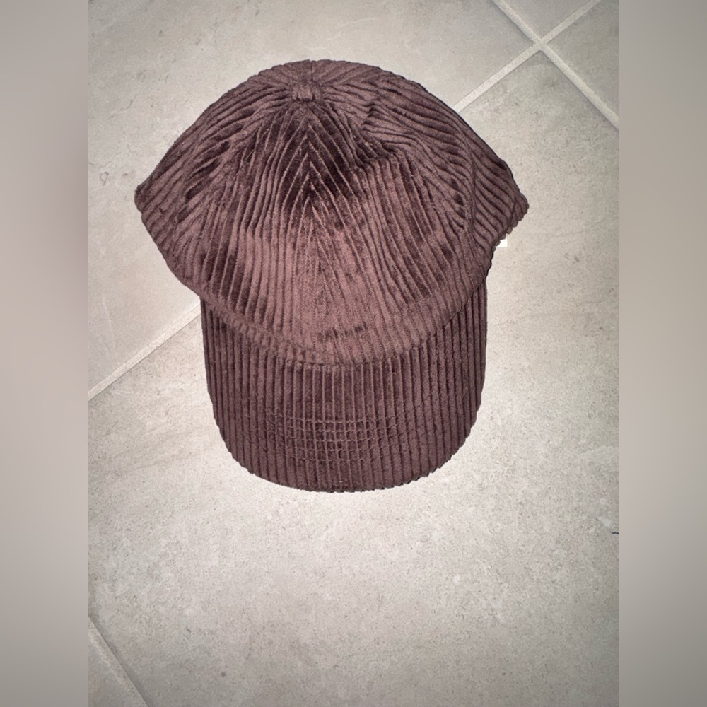Brown Corduroy Cap